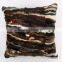 YR148 Mink Fur Pillows with Sheep Leatther/Luxurious Fur Cushion Covers