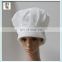 Polyester Cotton Adult Party Costume White Chef Hats HPC-0212