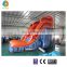Newest design water slides for sale, giant inflatable water slide with pool for sale
