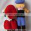 custom handmade kintted crochet toy boys and girls doll