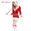 Best Sale Velvet Flirty Santa Claus Contain Waist Sock Shoes Christmas Dress