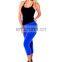 blue capri leggings activewear fitness clothing sports wear woman