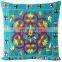 Light Blue Embroidered Decorative Pillow Cushion Cover - 16