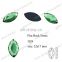 Horse eye shaped 17*32mm large flat back crystal stones for jewelry
