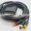 6FT Gray RCA Audio Video AV Cable for Xbox 360