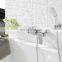 Luxury New product Wall mounted Bathtub hand held mixer shower faucet set with diverter
