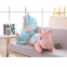 Korean style rainbow down cotton unicorn doll plush toy for  children birthday gift