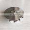 K04 41.94/56.08mm 5306-123-2203 7+7 blades reverse high performance turbocharger milling/aluminum 2618 /Billet compressor wheel