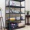Boltless teardrop storage light duty shelf