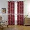 Wholesale Burgundy Living Room Cheap Fabric Curtain