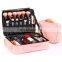 M size Professional cosmetic makeup bag organizer makeup box  with shoulder strap
