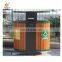 Outdoor Wooden Plastic Composites WPC Waste Bin, Recycle Bin, Garbage Bin