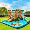 Factory price Nylon Fabric Inflatable Palm Bouncy House  Small Jumping Castle With Blower Prices For Kids