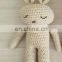 INS hotsale large hand crochet animal toys knitted children's wool dolls baby sleeping toy