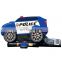 Home Use Inflatable Police Cars Bounce House Kids Jumping Bouncer Castle Bouncy With Slide
