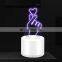 DC5V 3W LED 3D Mosquito Lamp USB Electronics Anti Mosquito Trap Creative Acrylic LED Night Light Decorative Lamp