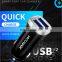 Joyroom hot sell cheap price Dual USB 3.1A Car Charger with charging cable C-M216