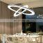 LED Pendant Light Living round Rings Modern Home Ceiling Light Fixture Flush Mount Lighting Warm White 90-240V