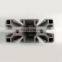 Type slotted 80 x 40 industrial aluminum
