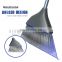 Masthome high quality teeth moulded steel angle broom and dustpan set for indoor cleaning