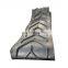 Cleated rubber fabric ribbed EP Chevron conveyor belt