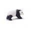 Cotton Filled Male Giant Panda Figurine China Panda Jungle Animal Model Toy Wholesale Natural Black Panda Bear Action Figurines