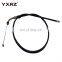 China wholesale motorbike spare part black color accelerator cable GN125 throttle cable for motorcycle