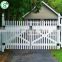 High quality galvanized metal fence double gate, garden yard anti theft security iron single gate