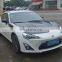 TS Style Carbon Fiber Hood Bonnet Front Engine Hood Vents for Toyota Subaru GT86 BRZ FT86