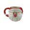 3d santa claus christmas gift box ceramic coffee mug with christmas design