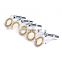 New 5 colors 9 sizes stainless steel 5pcs/bag Fishing Rod Guide Ring