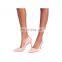 Ladies latest fashion handmade good quality pointed toe design heel pumps sandals shoes women stiletto heels footwear