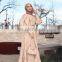 Wholesale Price New Arrival Muslim Islamic Cotton Puff Sleeves Fashion Daily Wear Muslim Robe Women Plus Size Casual Dress Abaya
