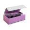 High quality custom printing packaging box for essential oil cosmetics packing box with flap perfume box with wrapper paper