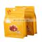 Customized Smell Proof Side Gusset Mylar Matte Aluminum Foil Zipper Bag  Flat Bottom Ziplock Packaging Pouch for Nuts Pet Food