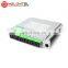 MT-1081-8 Factory LGX type 1:8 Insert Card Box Type PLC Splitter With SC A.PC Adaptor