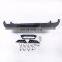 Aluminium Alloy Black Back Bull Bar Rear Bumper Guard for Jeep Wrangler JK 2007+ SUV Auto Accessories