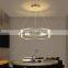 Indoor Hotel LED Pendant Lamp Bedroom Ceiling Hanging Light Indoor Decorative Aluminum Bedroom Chandelier