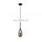 Nordic Luxury LED Chandelier For Cafe Bar Table Restaurant Water Drop Hanging Lamp Home Bedroom LED Glass Pendant Light