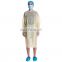 Cheap Coveralls Isolation Gown Disposable Non Woven Isolation Gown With Cuff