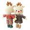 Handmade Amigurumi Reindeer Toy, Wooden Teether Ring, Crochet Reindeer Rattle Vietnam Supplier Cheap Wholesale