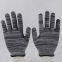 13 Gauge Polyester Thread Knitted Striped Safety Work Gloves Breathable Sweat-absorbing