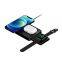 Magnetic absorption wireless multifunctional 15w car wireless charger stand for mobil phone