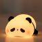 Best Price Rechargeable Silicone Panda LED Night Light Cute Bedroom Table Lamp for Kids Switch Power Source for Home Use