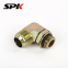 American Standard Adjustable Swivel 90° Elbow, Hydraulic Oil Tube Transition Elbow, Hydraulic Pressure Gauge Fitting (Model 1JG9)