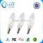 2w/ 3w led filament bulb candle bulb 360degrees with trade Assuranc factory