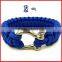 fashion 2 color gold adjustable stainless steel paracord bracelet buckle