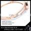 Unique designs indian gold plated bangles white stone butterfly bangle for girls in the party
