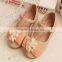 2015 Wholesale Boutique Shoes Girls Princess Shoes Little Bear Bow Pearl Kids Girls Shoes