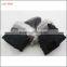 2016 leather mittens gloves sheepskin with grey rabbit fur for women